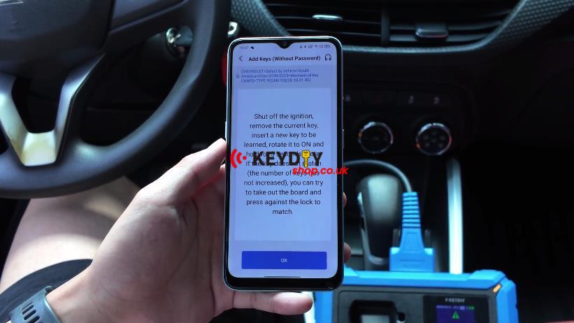 how-to-add-a-2021-chevrolet-onix-key-without-pin-using-keydiy-kd-x4-7